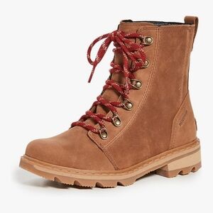 Sorel Waterproof Leather Boots Women’s 6 Brown Lace Up Ankle Hiking Boots NWOT